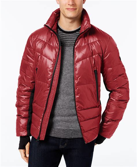 michael kors down jacket mens|Michael Kors water resistant jacket.